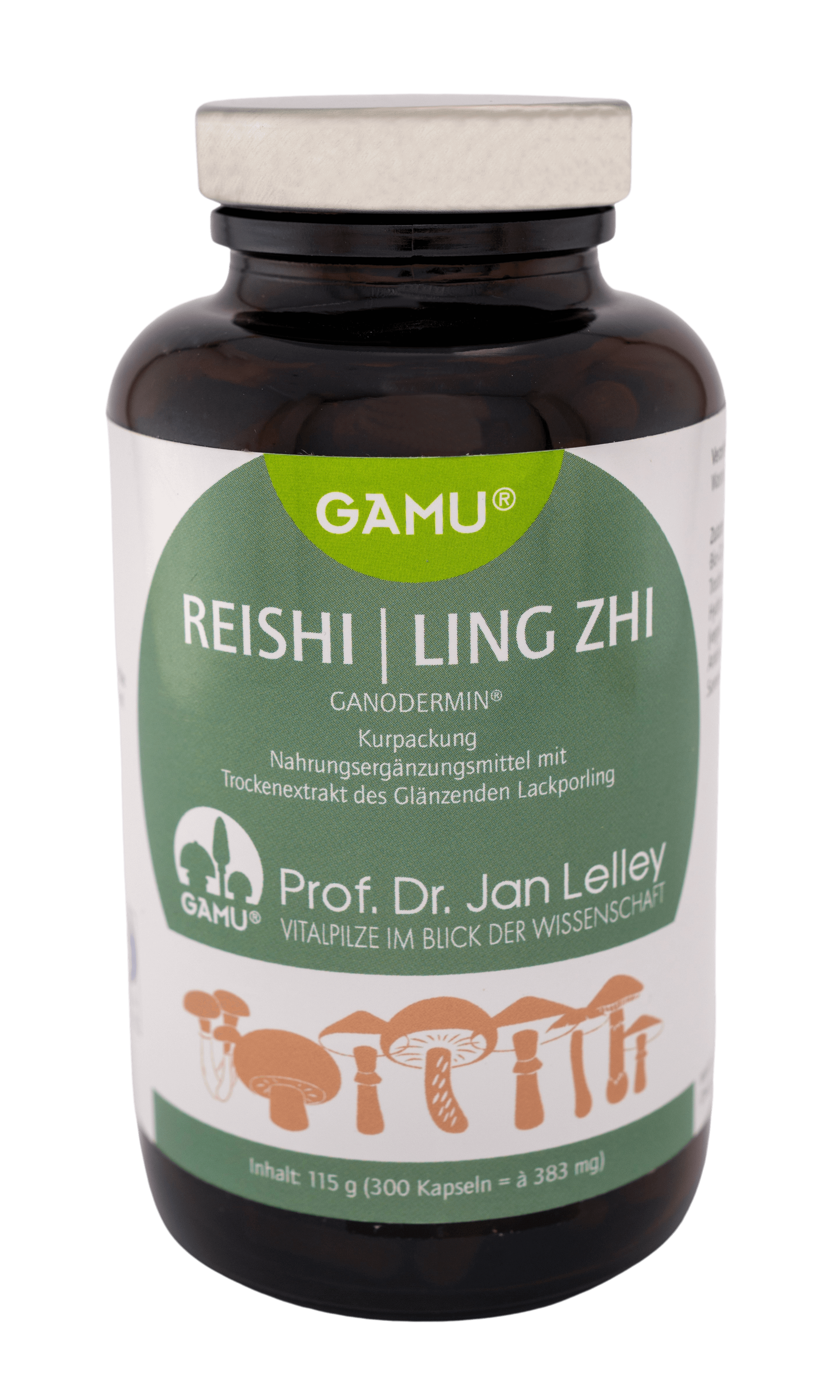 Bio Reishi Pilzextrakt / Ganoderma Lucidium / 300 Kapseln