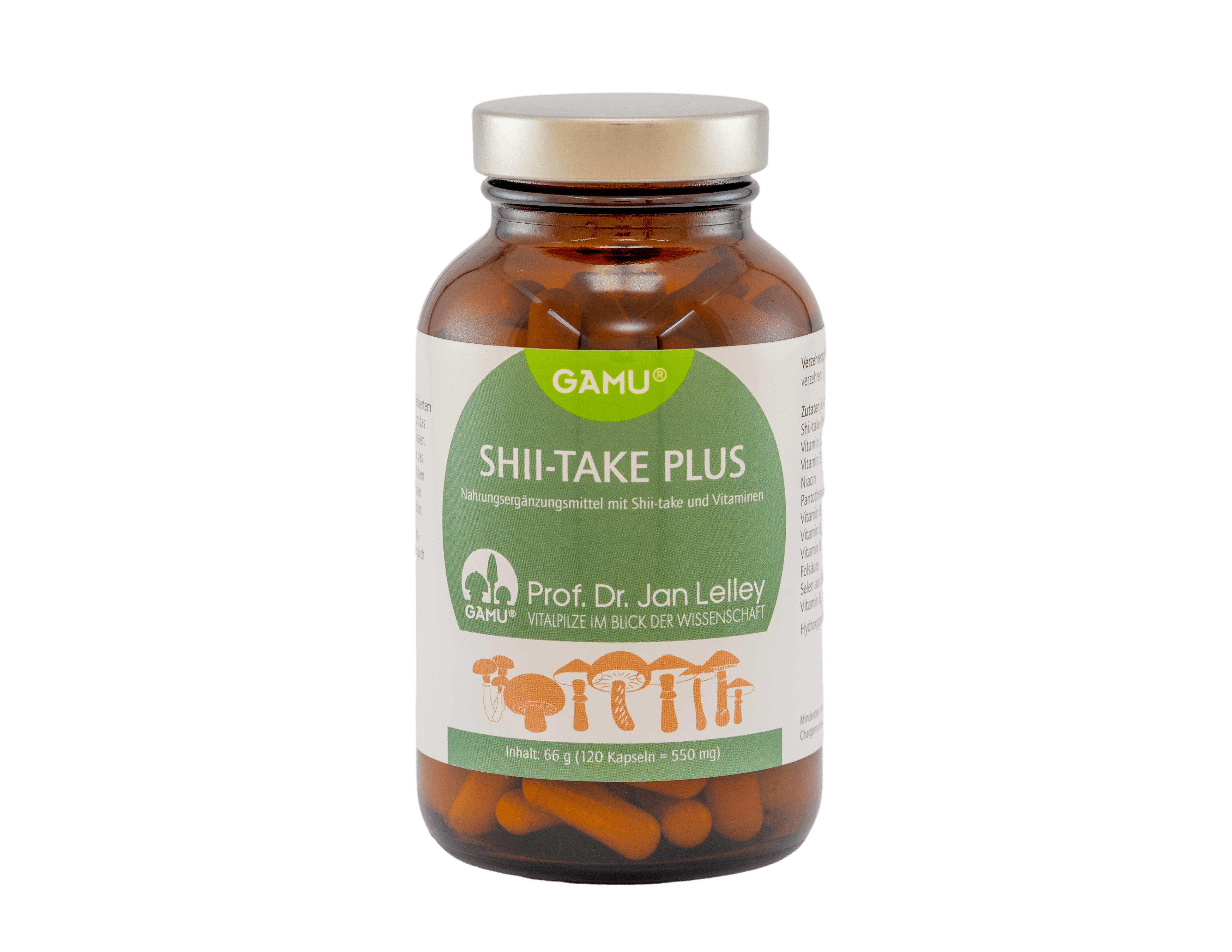 Shii-take plus, 120 Kapseln Nahrungsergänzungsmittel nach Prof. Dr. Lelley