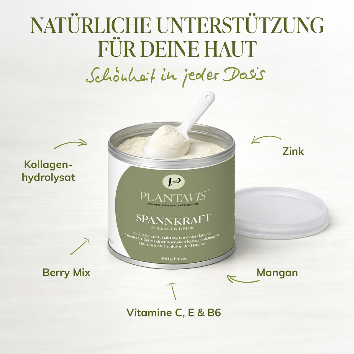 SpannKraft - Collagen Drink - Gutes für die Haut